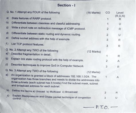 Image result for Computer Network No. 9 Test Questions