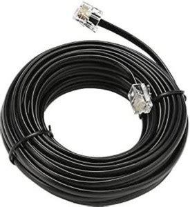 Prowans 1 Line Rj11 Male To Male Cable Line Or Landline Electronic ...