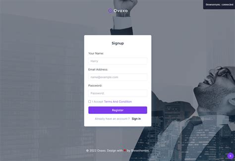 Ovaxo - Multipurpose Tailwind CSS Template
