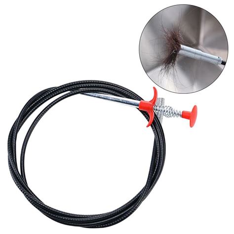 Buy 5 feet Kitchen Sewer Dredging Device Spring Pipe Sink Cleaning Hook ...