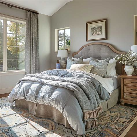 Mediterranean Gray Paint Interior Design Flair