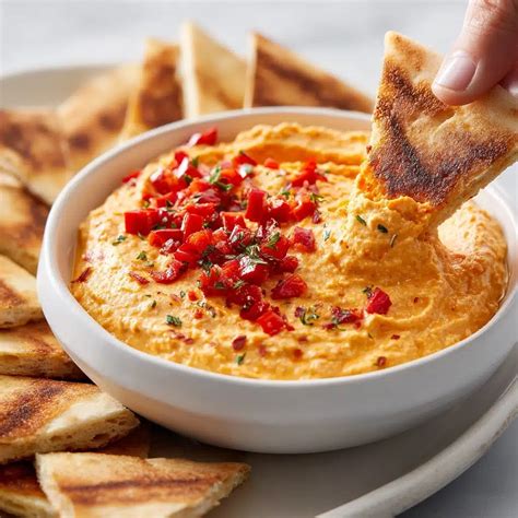 Roasted Red Pepper Hummus: Irresistibly Creamy Recipe for Snacking ...