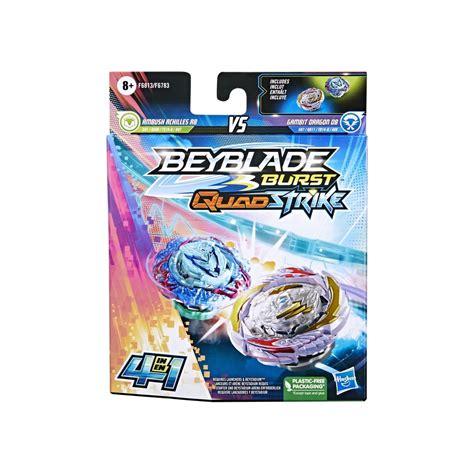 Hasbro Beyblade Burst Quadstrike Fierce Gambit Dragon And Qs Ambush ...
