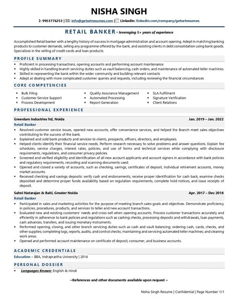Bank Resume Examples 350+ Resume Examples For Every Type Of Job In