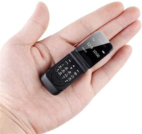 Gaofq Mini Smallest Flip Mobile Cell Phone Gsm Unlocked Tiny ...