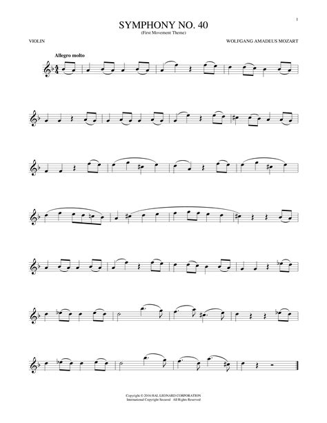 Play Official version of Symphony No. 40 in G Minor, First Movement ...