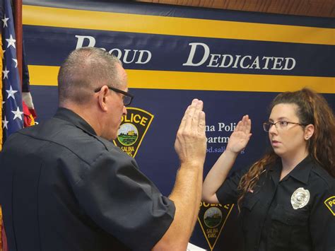Salina Police Department swears in two new officers