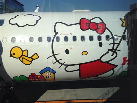 Hello Kitty Flight by Eva Air