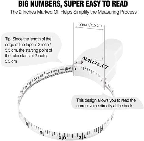 LYTOWN 2PCS Body Tape Measure 60inch (150cm), Automatic India | Ubuy