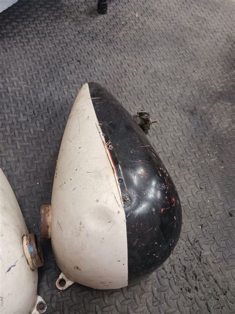 1966-1972 Harley Shovelhead FLH Stock 5-Gallon Gas Tanks | Black | Front