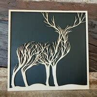 Buy Deer Wall Art Svg,dxf, EPS,AI and PDF Files.plasma Cut File,wall ...