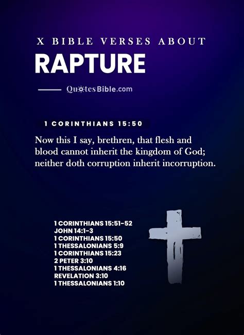 Bible Verses About Rapture