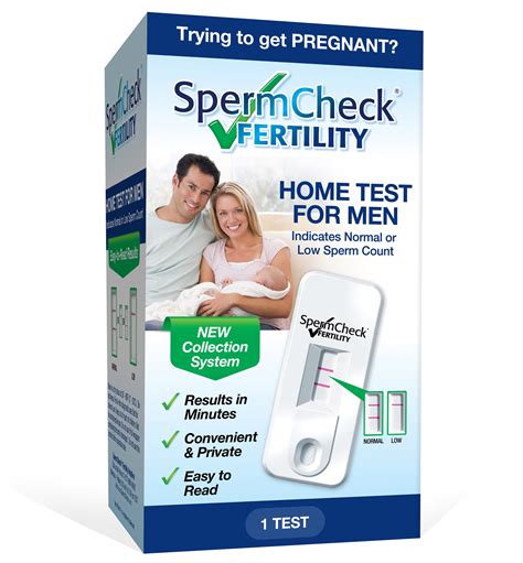 Spermcheck Fertility Home Test Kit for Men- Shows Normal or Low Sperm Count- ... 689853596658 | eBay