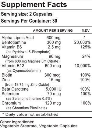 Buy Dr. Developed Neuropathy Relief - 10-Plex Nerve Supplement for ...