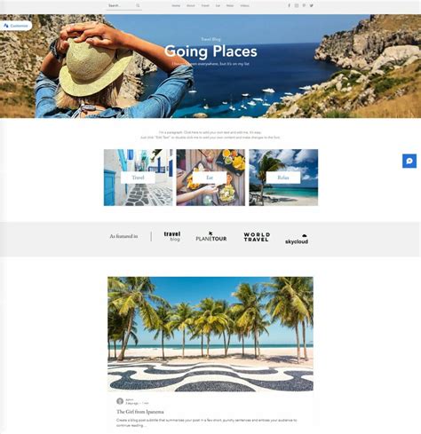 Image result for Create a Blog Using Wix