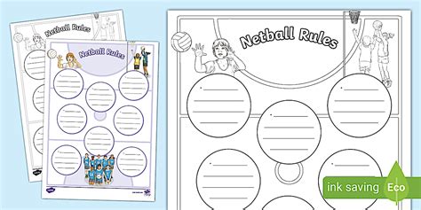 Netball Rules Writing Template