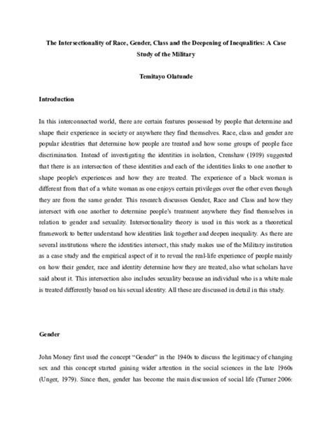 Image result for Intersectionality Case Study