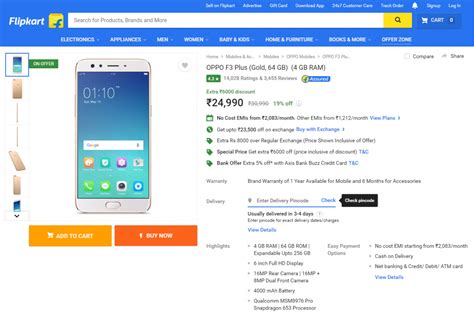 Flipkart is currently offering a Rs 6000 discount, extra Rs 8,000 off ...