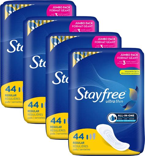 Amazon.com: Stayfree Regular Maxi Pad 24ct - Pack of 12 : Health ...