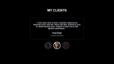 Image result for CSS/JS Scrolling Testimonials