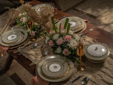 Premium Dinner Set India | Luxurious Tableware - Kaunteya