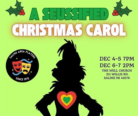 A Seussified Christmas Carol, The Well Church, Saline, 5 December 2025 ...