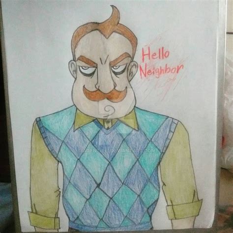 Image result for Hello Neighbor Game Drawing
