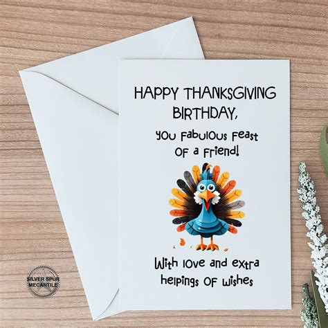 Happy Thanksgiving Birthday Cards