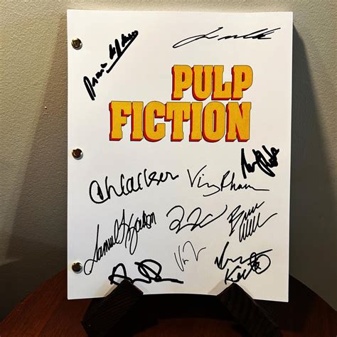 Pulp Fiction Signed Autographed Script Full Screenplay Full Script ...