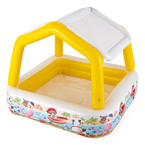 Intex Sun Shade Inflatable Pool, 62" X 62" X 48", for Ages 2+ : Amazon ...