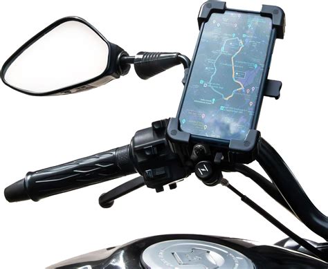 BROLAVIYA Aluminum Alloy Mobile Phone Holder for Motorcycle Bike ...