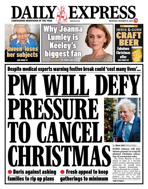 Image result for Daily Express Front Page