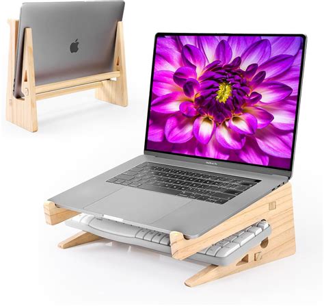 Artist International ™ Wood Laptop Stand,Universal Computer Stands for ...