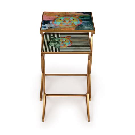 Affordable Untamed Tiger Nesting Table Set – Artychoke
