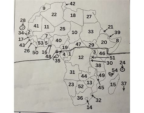 Map Of Africa Quiz Sporcle