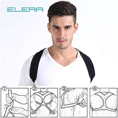 Adjustable Upper Back Clavicle Support Belt Posture Corrector(L ...