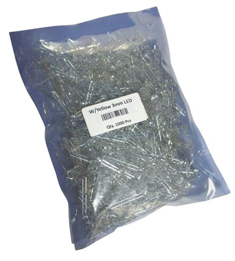 3mm White/Yellow Led