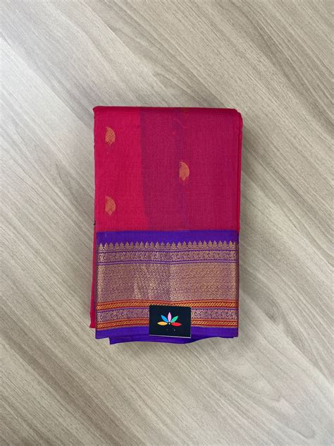 Gadwal Pure Silk Cotton Saree With Contrast Pallu And Blouse-3835 – FABK