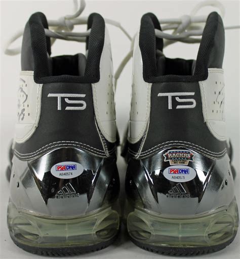 Lot Detail - Tim Duncan Signed & Game Used Adidas Bounce Basketball ...