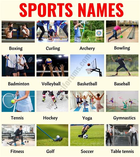 Sports Name 的图像结果