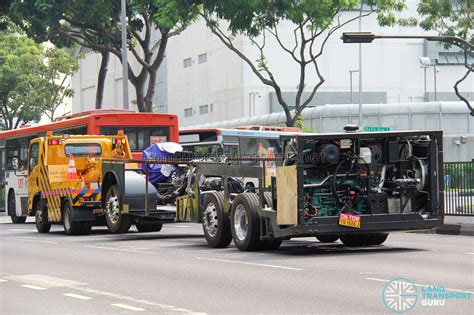 Volvo B9TL Chassis on delivery to Bus Assembly at Hougang | Land ...