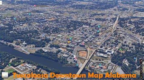 Tuscaloosa, Alabama Map
