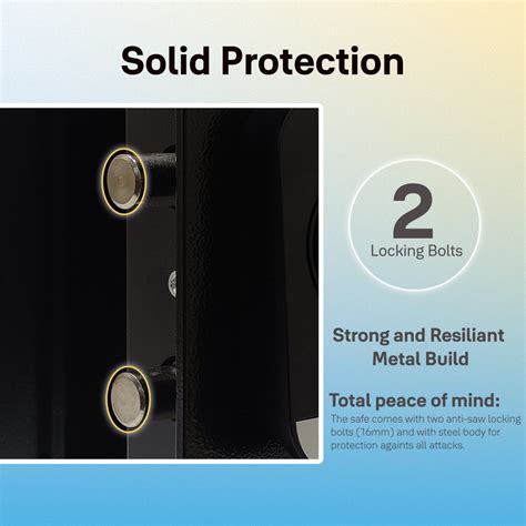 Yale Stellar Biometric Safe Locker with Keypad- Extra Large for Home a ...