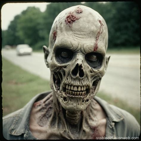 Realistic Walking Dead Zombie Portrait | Stable Diffusion Online