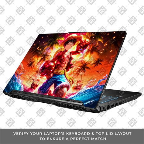 Luffy's Radiant Will Asus TUF Gaming F17 FX706 Laptop Skin