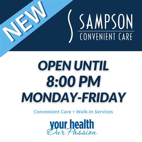 Sampson Regional Medical Center on LinkedIn: #sampsonconvenientcare # ...