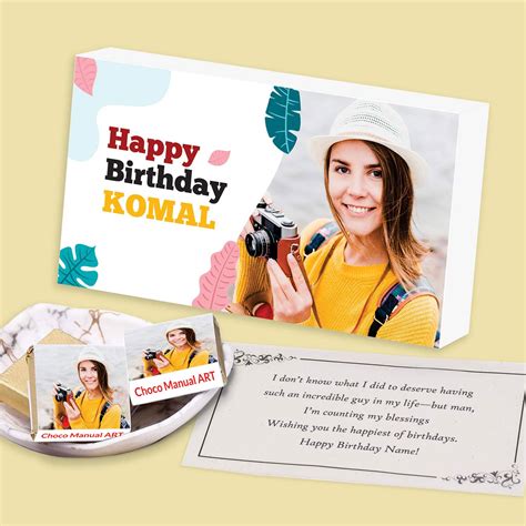 Personalised Birthday Gift For your Girlfriend – Choco ManualART