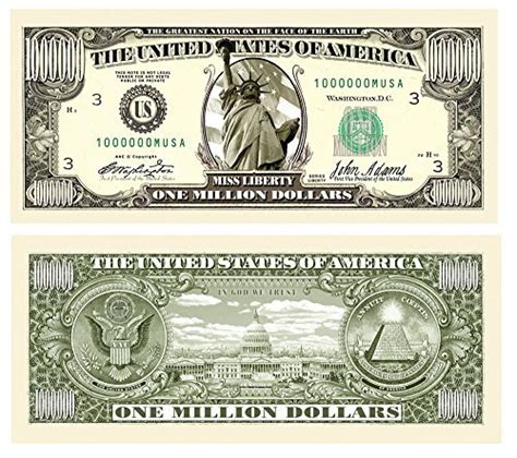 Buy Set Of 10 Traditional Million Dollar Bill Online at Low Prices in ...