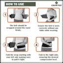 GROWTOP Abdominal Belt Lower Back Pain Relief Breathable Slimming Belt ...