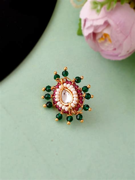 Marathi Nose Pins - Buy Maharashtrian Nose Ring Online in India ...